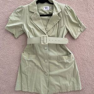Princess polly sage green dress